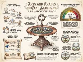 Arts And Crafts Cake Stands Guide Infographic