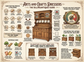 Arts And Crafts Dressers Guide Infographic
