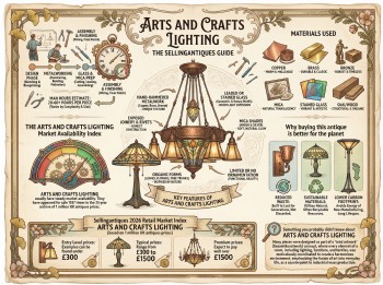 Arts And Crafts Lighting Guide Infographic