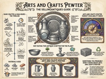 Arts And Crafts Pewter Guide Infographic