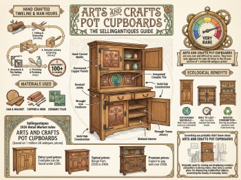 Arts And Crafts Pot Cupboards Guide Infographic