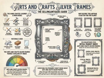 Arts And Crafts Silver Frames Guide Infographic