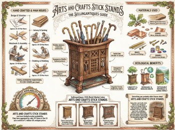 Arts And Crafts Stick Stands Guide Infographic