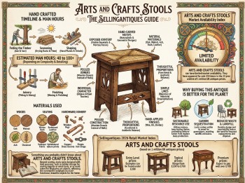 Arts And Crafts Stools Guide Infographic