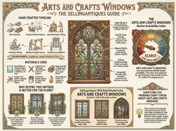 Arts And Crafts Windows Guide Infographic