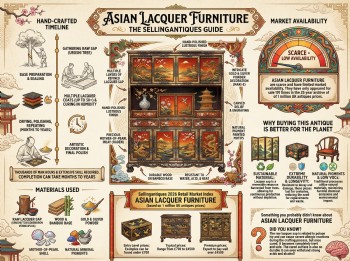 Asian Lacquer Furniture Guide Infographic