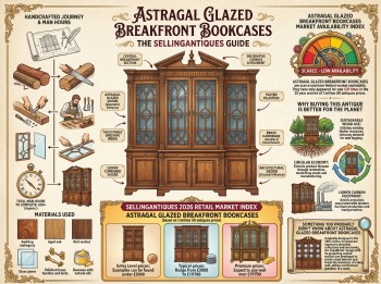 Astragal Glazed Breakfront Bookcases Guide Infographic