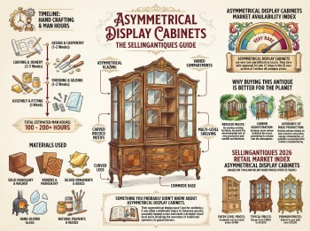 Asymmetrical Display Cabinets Guide Infographic
