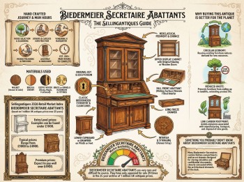 Biedermeier Secretaire Abattants Guide Infographic