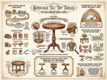 Birdcage Tilt Top Tables Guide Infographic