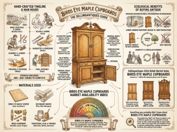 Birds Eye Maple Cupboards Guide Infographic