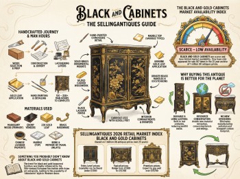 Black And Gold Cabinets Guide Infographic
