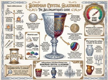 Bohemian Crystal Glassware Guide Infographic