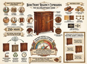 Bow Front Regency Cupboards Guide Infographic