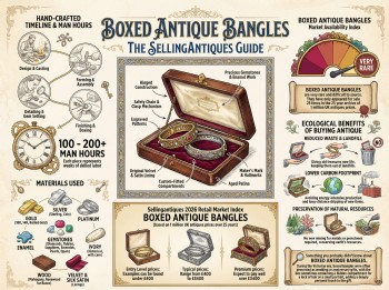 Boxed Antique Bangles Guide Infographic