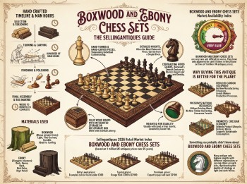 Boxwood And Ebony Chess Sets Guide Infographic