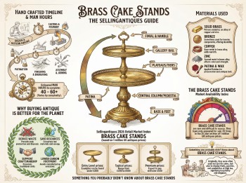 Brass Cake Stands Guide Infographic