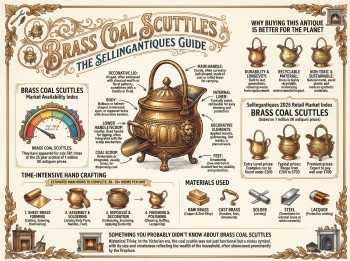 Brass Coal Scuttles Guide Infographic