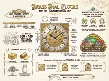 Brass Dial Clocks Guide Infographic