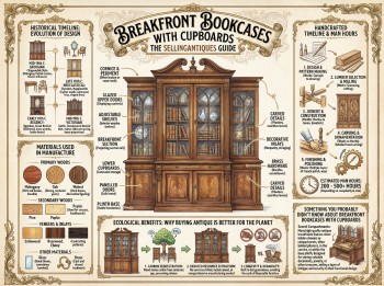 Breakfront Bookcases With Cupboards Guide Infographic