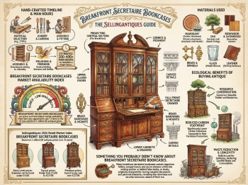 Breakfront Secretaire Bookcases Guide Infographic