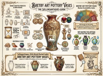 Bretby Art Pottery Vases Guide Infographic
