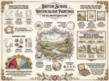 British School Watercolour Paintings Guide Infographic