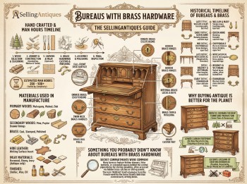 Bureaus With Brass Hardware Guide Infographic