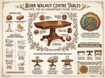 Burr Walnut Centre Tables Guide Infographic
