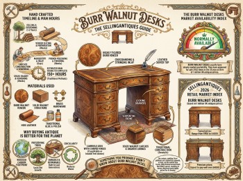 Burr Walnut Desks Guide Infographic