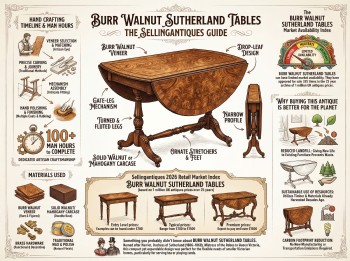 Burr Walnut Sutherland Tables Guide Infographic