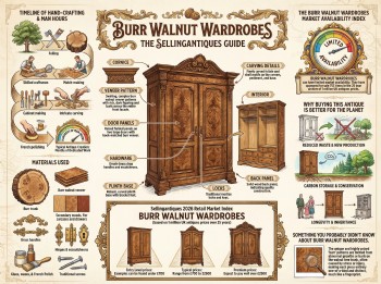 Burr Walnut Wardrobes Guide Infographic