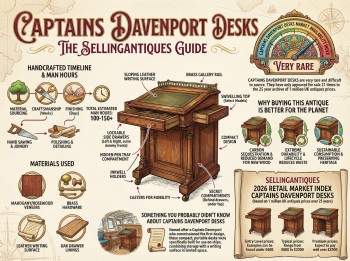 Captains Davenport Desks Guide Infographic