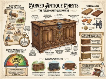 Carved Antique Chests Guide Infographic