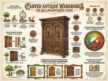 Carved Antique Wardrobes Guide Infographic
