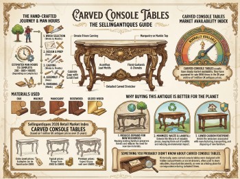 Carved Console Tables Guide Infographic