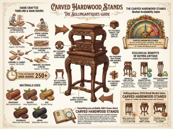 Carved Hardwood Stands Guide Infographic
