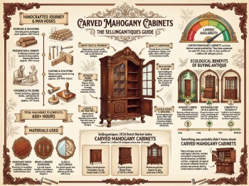 Carved Mahogany Cabinets Guide Infographic