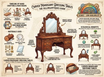 Carved Mahogany Dressing Tables Guide Infographic