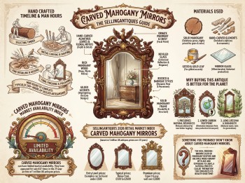Carved Mahogany Mirrors Guide Infographic