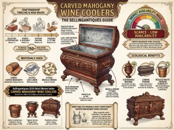 Carved Mahogany Wine Coolers Guide Infographic