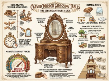 Carved Mirror Dressing Tables Guide Infographic
