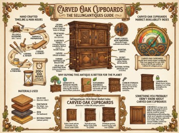 Carved Oak Cupboards Guide Infographic