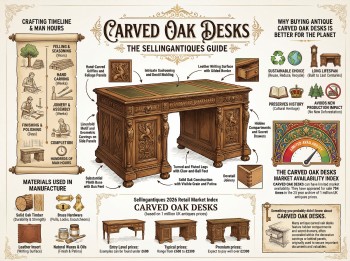 Carved Oak Desks Guide Infographic