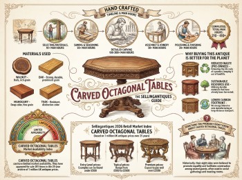 Carved Octagonal Tables Guide Infographic