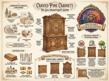 Carved Pine Cabinets Guide Infographic