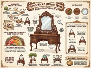 Carved Walnut Dressing Tables Guide Infographic