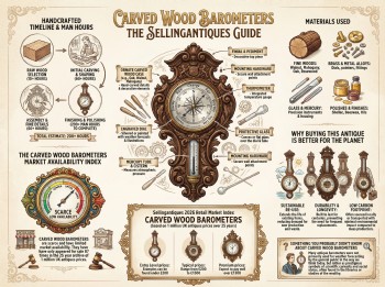 Carved Wood Barometers Guide Infographic