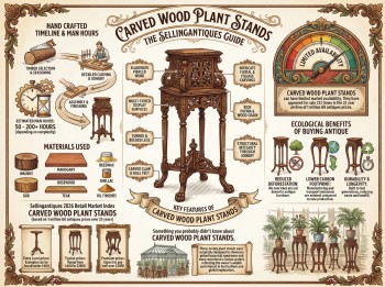 Carved Wood Plant Stands Guide Infographic