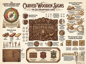 Carved Wooden Signs Guide Infographic